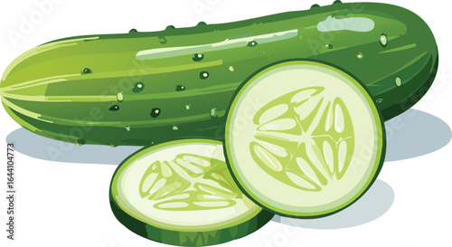 cucumber sliced isolated on transparent png vector.cucumber, vegetable, ingredient, organic, nourishment, produce, cool, freshness, green, healthy, salad, slice, sliced, cooking, diet, food, fresh,