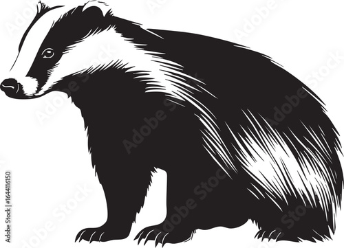 vector illustration of a bear