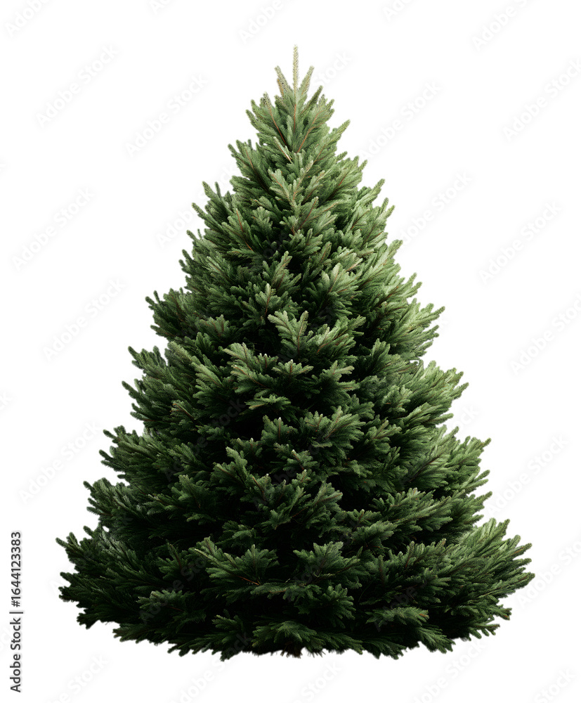 Fototapeta premium Undecorated Christmas Pine Tree