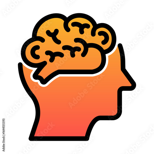 THINKING PROCESS Mental Health Awareness Concept