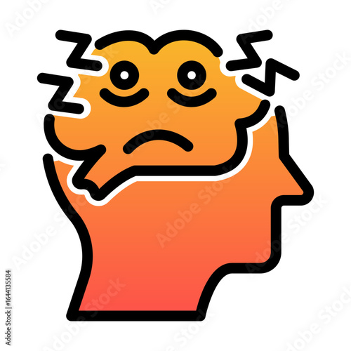 Insomnia Mental Health Awareness Concept