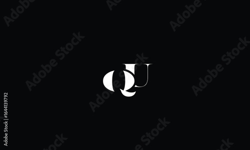 QU,UQ,Q,U,U,Q,QU,UQ abstract, letters, logo, monogram, style, symbols, ambitions, icons,
