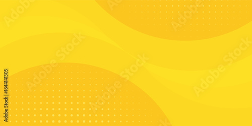 Fluid yellow gradient shapes composition. modern eps 10