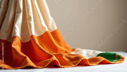 indian independence day, saree with tricolor, colors, traditional attire, patriotic fashion, cultural heritage, elegant cultural visual