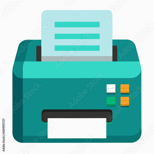 Address Label Printer on White Background