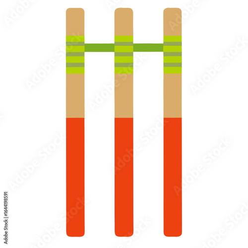 Free Download Cricket Stumps on White Background - GFXLoad