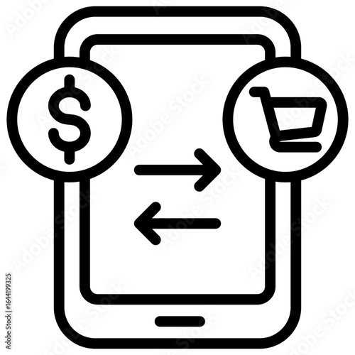 Mobile Transfer Icon