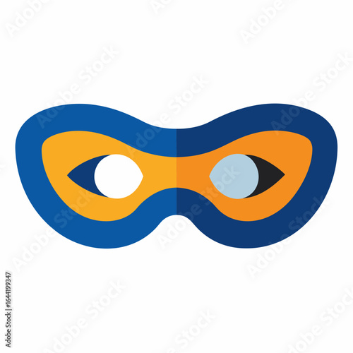 Eye Mask on White Background