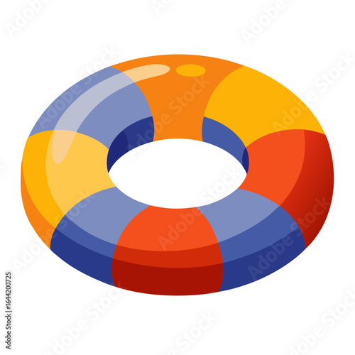 Inflatable Float on White Background