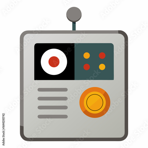 Intercom System on White Background
