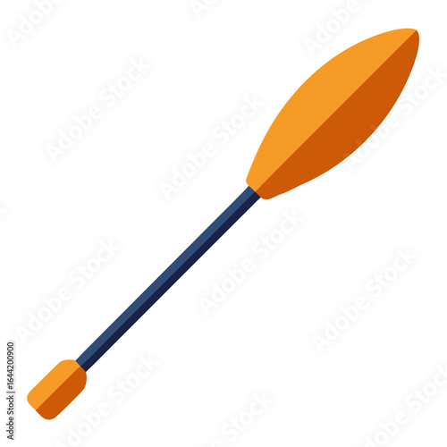 Kayak Paddle on White Background