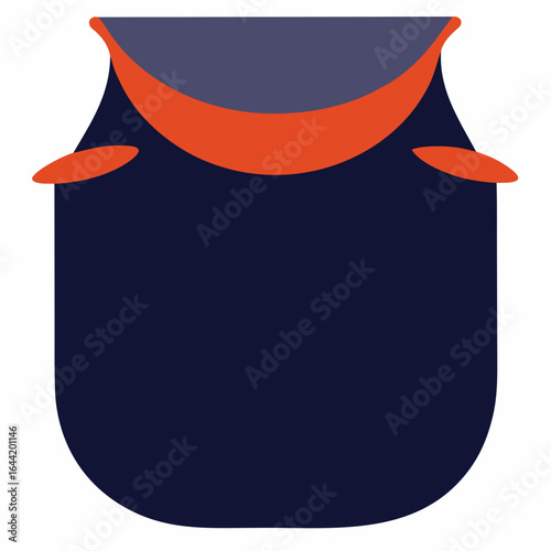 Laundry Bag on White Background