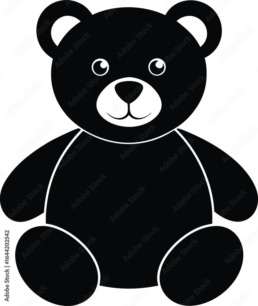 Fototapeta premium teddy bear vector illustration