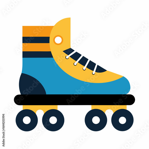 Rollerblades on White Background