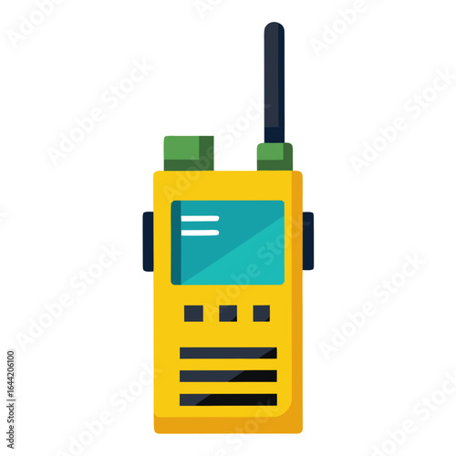 Walkie Talkie on White Background