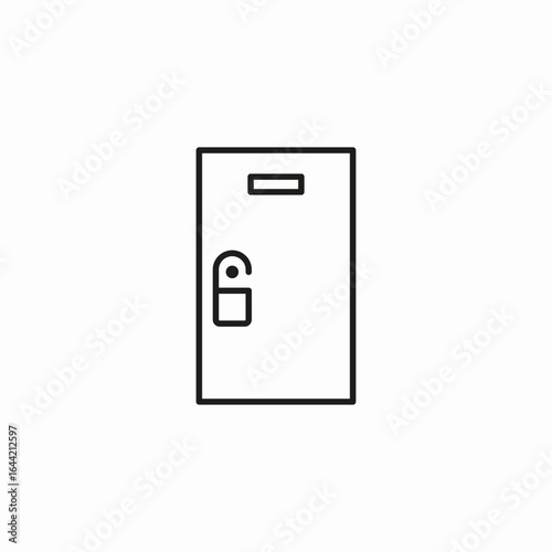 do not disturb icon sign vector