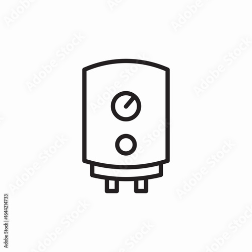 icon vector  water heater 