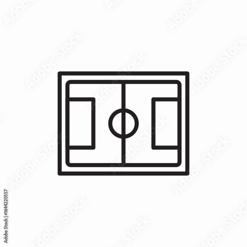 icon vector soccer stadium field