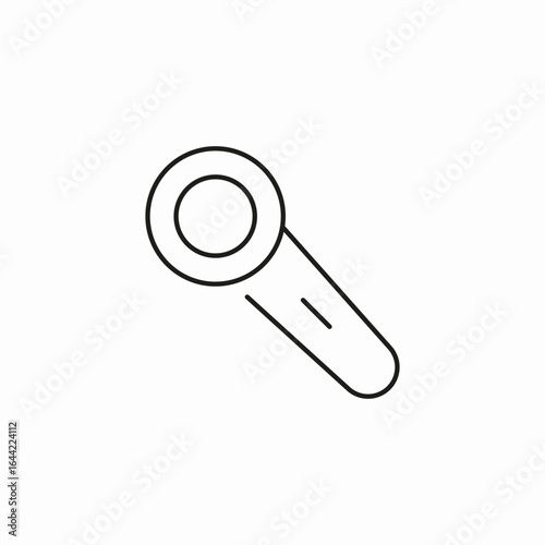 magnifying glass tool icon sign vector