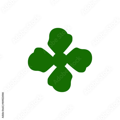 four leaf clover isolated