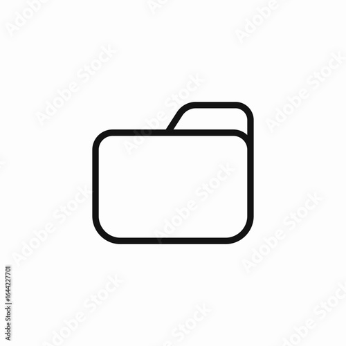 digital file folder icon sign vector