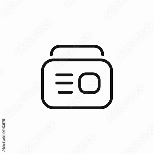 radio with equalizer icon sign vector