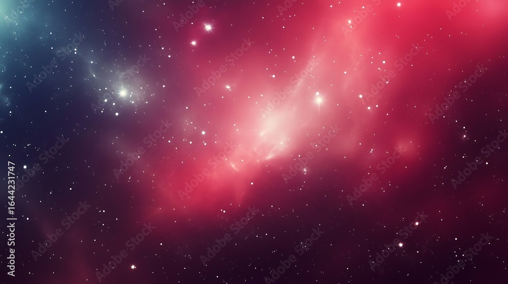 Obraz premium Abstract space nebula with stars background texture