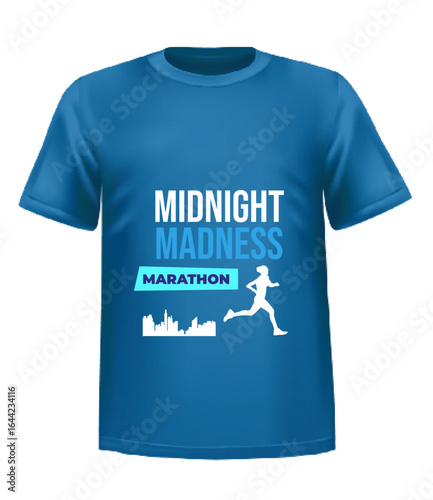 Close-up of a white t-shirt featuring here could be your ad message, perfect for showcasing custom designs or promotional campaigns