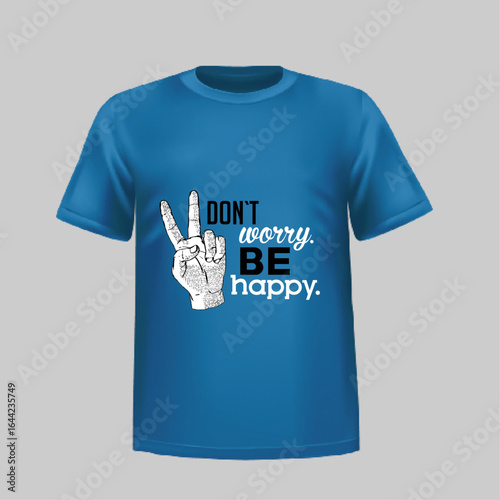 Close-up of a white t-shirt featuring here could be your ad message, perfect for showcasing custom designs or promotional campaigns