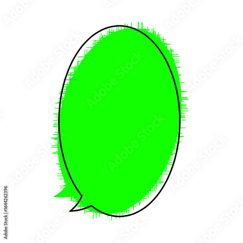 blank green button