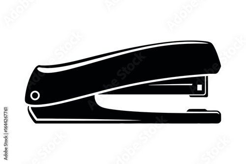 Black stapler office tool office supply stationery