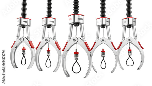 hanging edison light bulbs with red wires and visible filaments illustration design and isolated on white background.