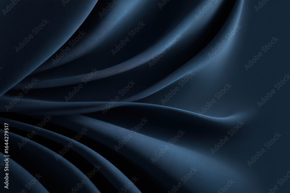 Fototapeta premium Smooth matte navy blue background with even balanced tone.