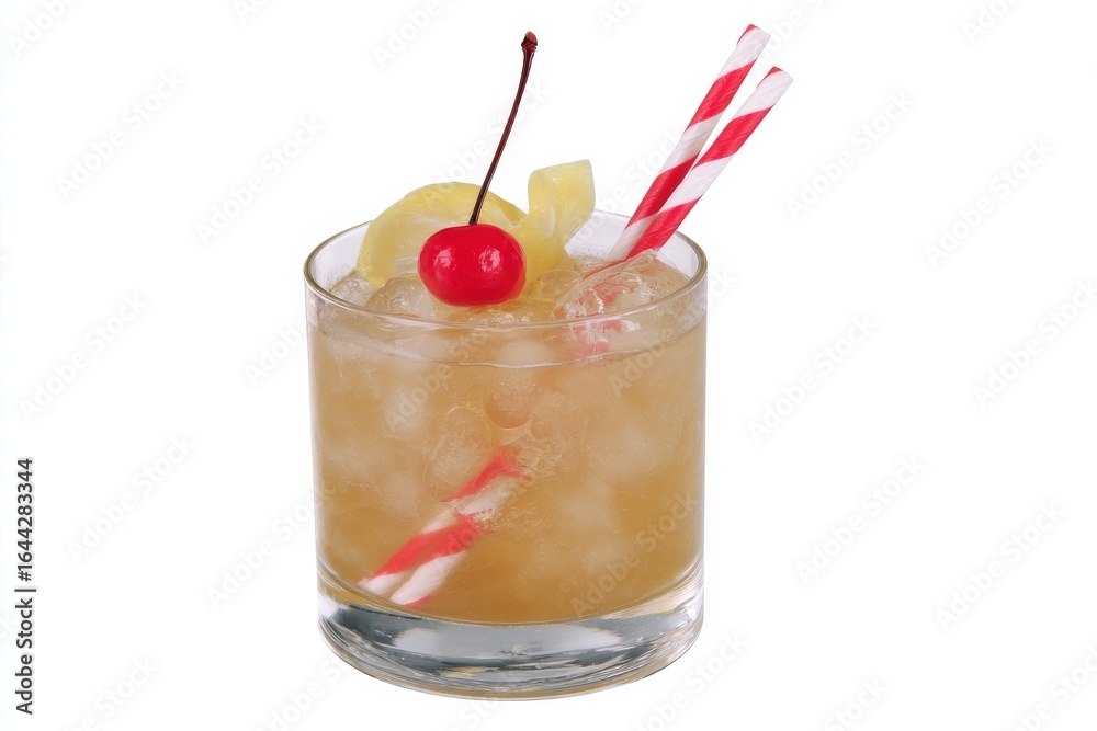 custom made wallpaper toronto digitalA vibrant cocktail with cherries and straws, perfect for a summer drink