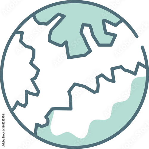 Global icon vector