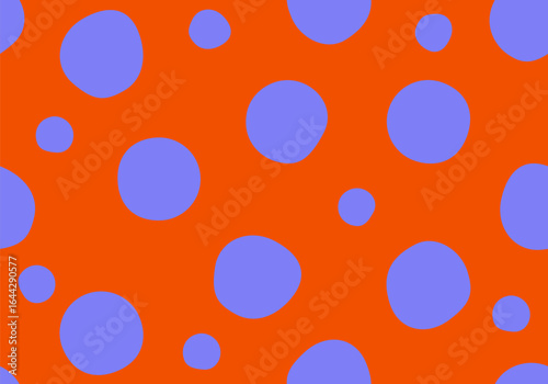 Cute polka dots seamless pattern. Abstract background. Modern texture. Vector illustration