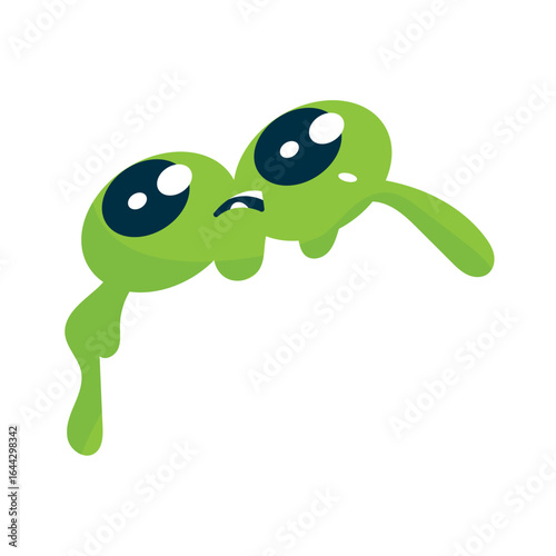 Isolated spooky halloween toad animal Vector
