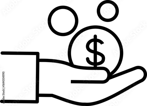 Charity Icons Vector Set | Donation, Help, Support and Nonprofit Symbols Collection