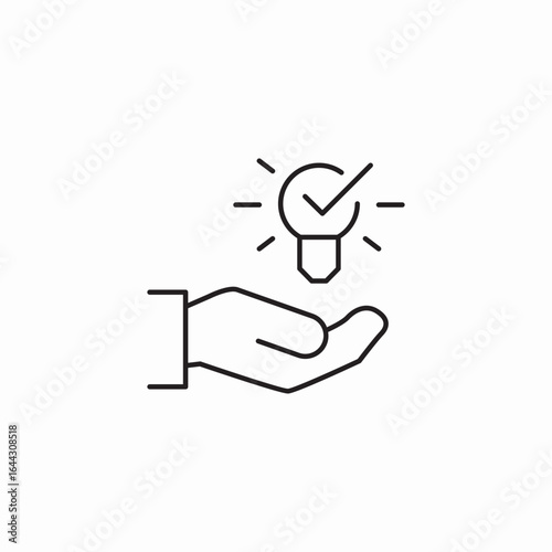 confirmed innovation icon sign vector