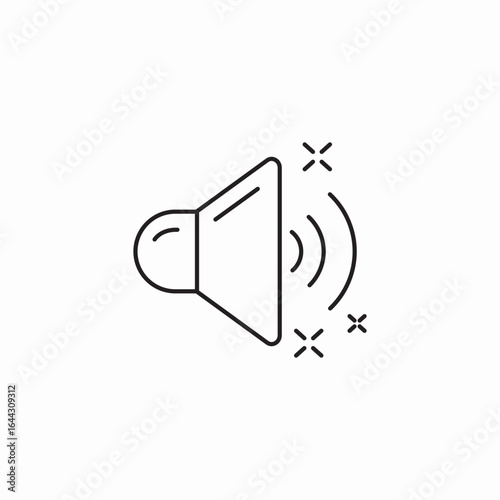 sound waves icon sign vector