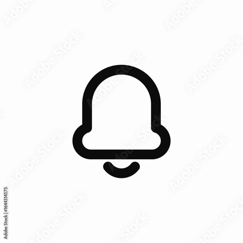 simple bell icon icon sign vector