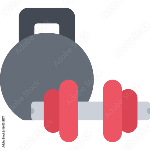 Dumbbell and Kettlebell
