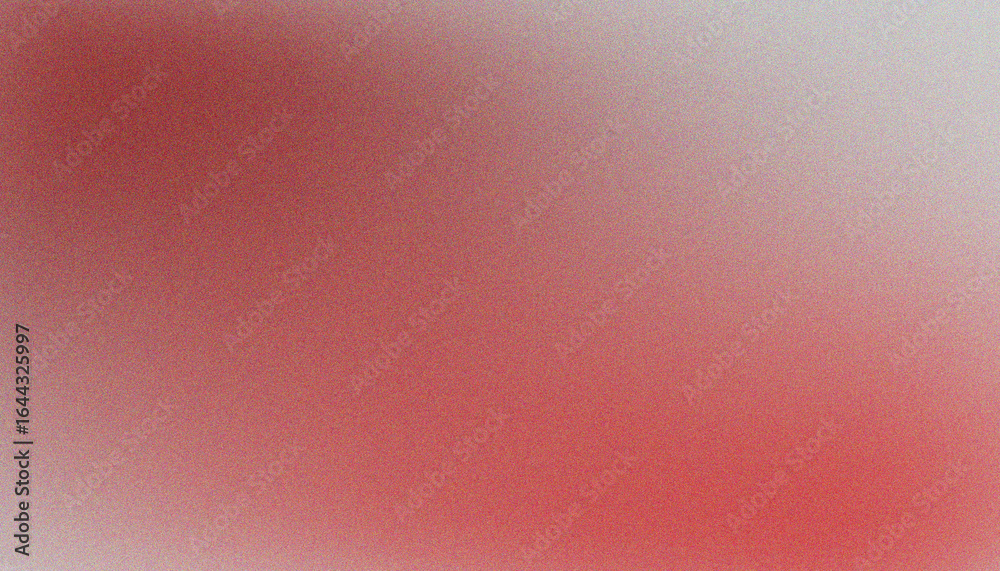 Fototapeta premium Abstract grainy gradient background in red and white, soft blurred texture with lo-fi aesthetic, minimalist color transition for modern graphic design