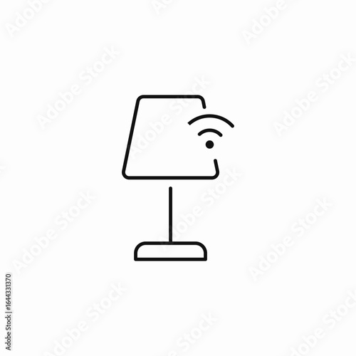 connected light icon sign vector