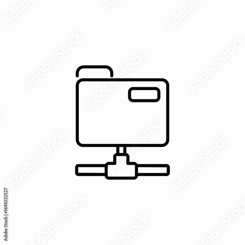shared folder icon sign vector