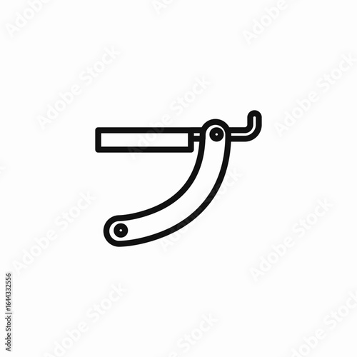 shaving razor icon sign vector