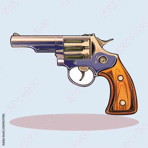 A revolver is a weapon used for defense or attack.