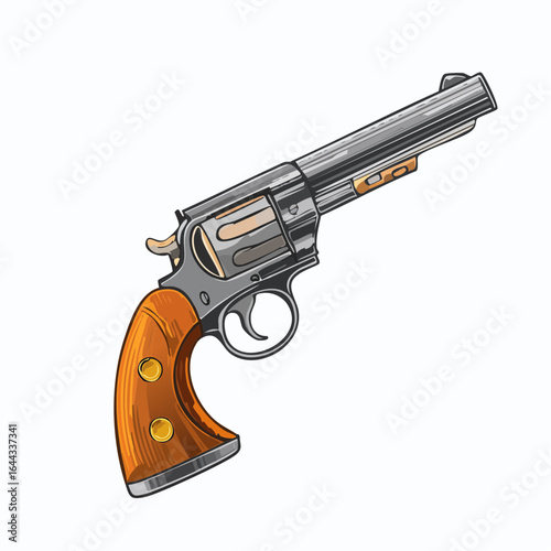 A revolver is a weapon used for defense or attack.