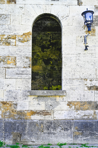 old wall with window