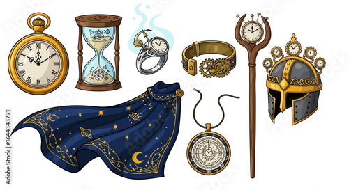 Enchanting Wizard Artifacts: Clocks, Capes, and Helmets for Time-Traveling Mages